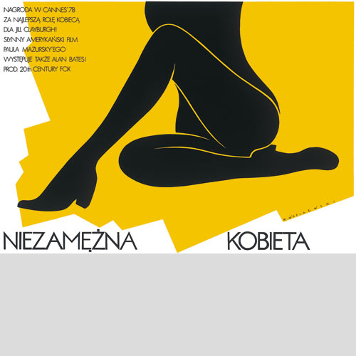 Niezamężna kobieta, plakat filmowy, 1978